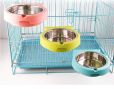 Stainless steel pet bowl hanging bowl tableware overturn proof dog bowl dog bowl cat bowl feeder